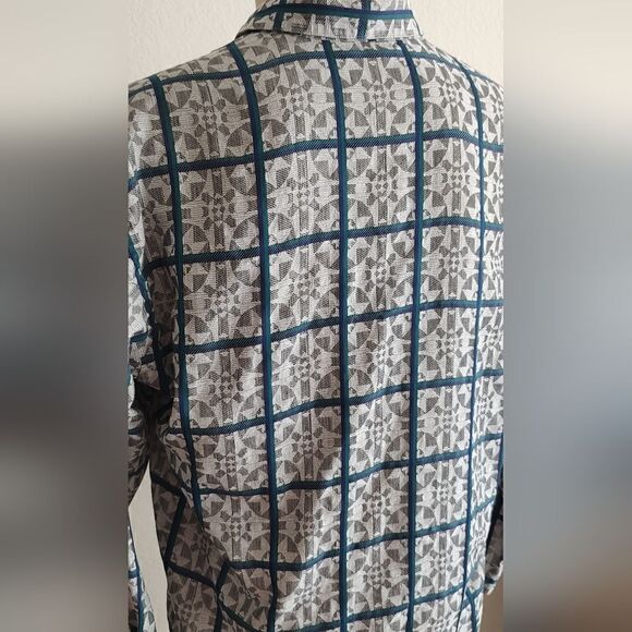 Jhane Barnes Men's Long Sleeve Shirt Size L Vintage - Picture 4 of 5